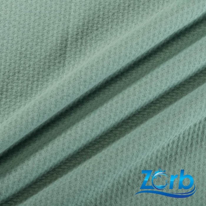 Zorb® Fabric: 3D Organic Cotton Dimple (W-231) Crisp Sage