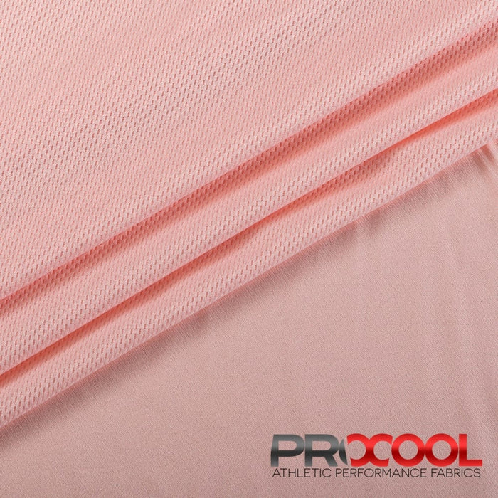 Craft exquisite pieces with ProCool® Dri-QWick™ Jersey Mesh CoolMax Fabric (W-434) in Millennial Pink. Specially designed for Face Masks. 