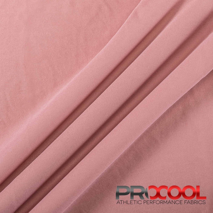 ProCool® Performance Lightweight Silver CoolMax Fabric Rose Dust Used for Baby Clothes