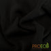 ProECO® Stretch-FIT Heavy Organic Cotton Rib Fabric Black Used for Bed sheets