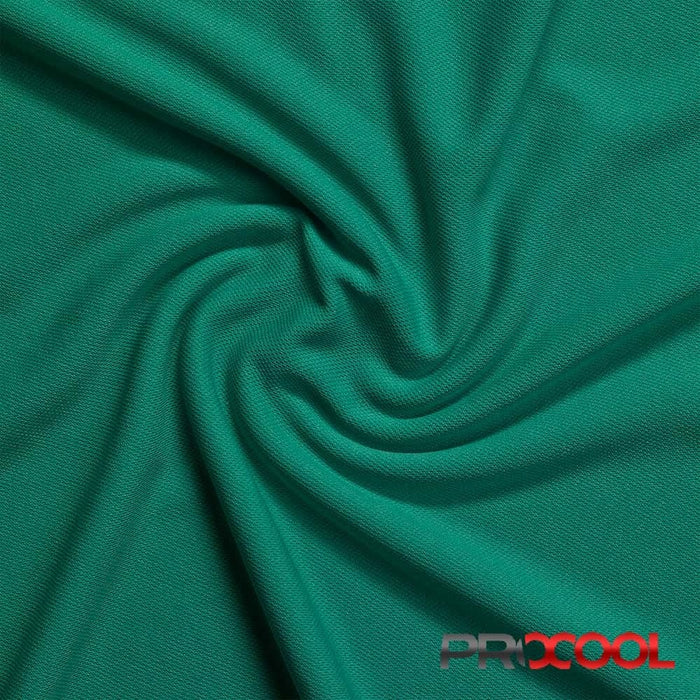 ProCool® Performance Pique Mesh CoolMax Fabric Emerald Used for Bibs